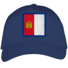 Gorra adulto con parche bandera Castilla la Mancha