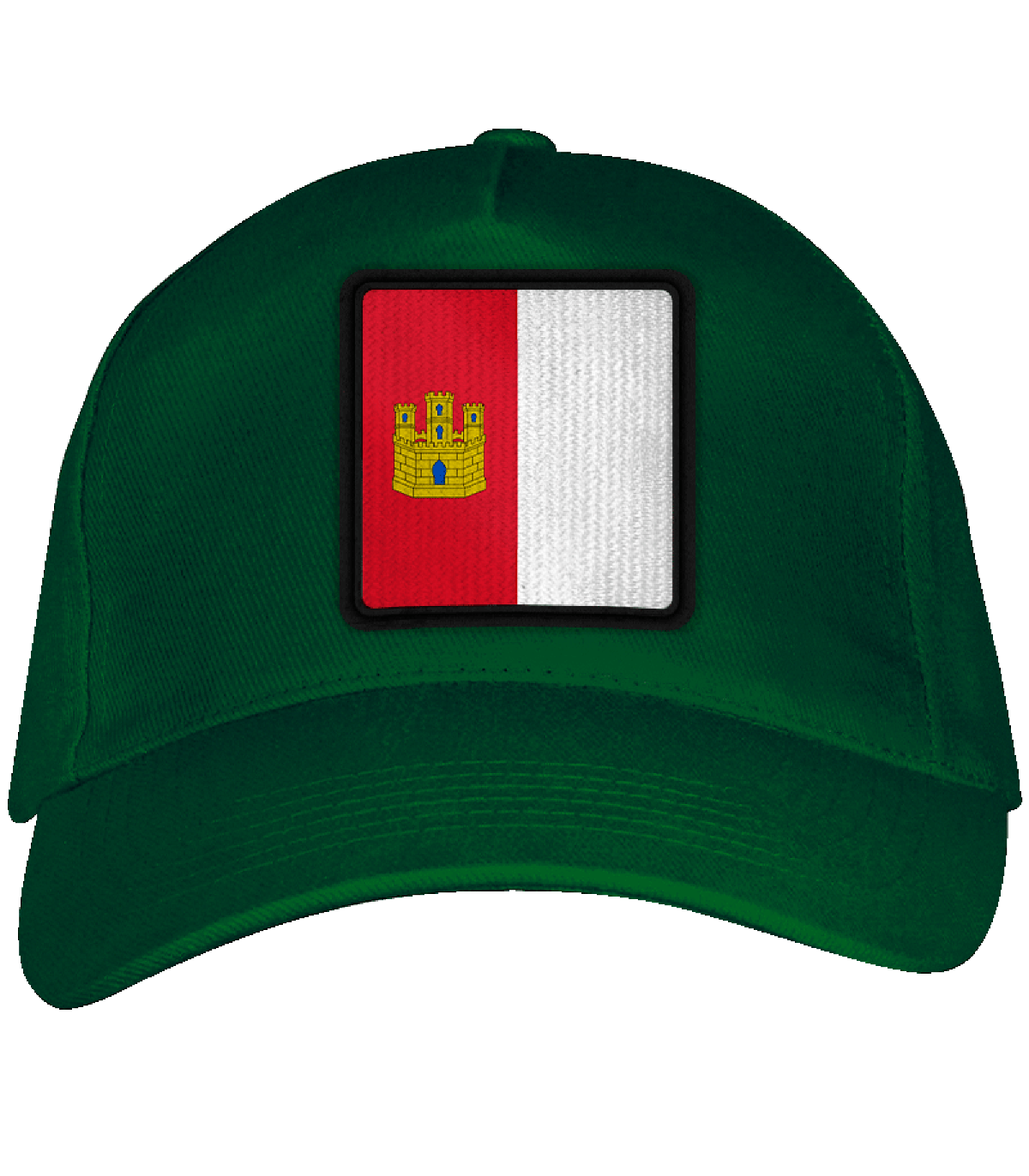 Gorra adulto con parche bandera Castilla la Mancha