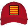 Gorra adulto con parche bandera Catalunya