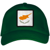 Gorra adulto con parche bandera Chipre