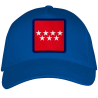 Gorra adulto con parche bandera Comunidad de Madrid