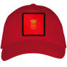 Gorra adulto con parche bandera Comunidad Foral de Navarra