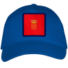 Gorra adulto con parche bandera Comunidad Foral de Navarra