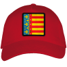 Gorra adulto con parche bandera Comunitat Valenciana