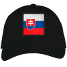 Gorra adulto con parche bandera Eslovaquia