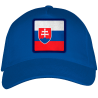 Gorra adulto con parche bandera Eslovaquia