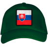 Gorra adulto con parche bandera Eslovaquia