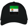 Gorra adulto con parche bandera Extremadura