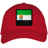 Gorra adulto con parche bandera Extremadura