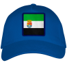 Gorra adulto con parche bandera Extremadura