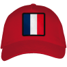 Gorra adulto con parche bandera Francia