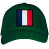 Gorra adulto con parche bandera Francia