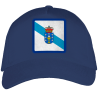 Gorra adulto con parche bandera Galicia