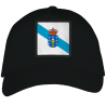 Gorra adulto con parche bandera Galicia