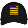 Gorra adulto con parche bandera Islas Baleares