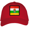 Gorra adulto con parche bandera La Rioja