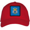 Gorra adulto con parche bandera Melilla