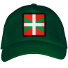 Gorra adulto con parche bandera País Vasco