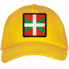 Gorra adulto con parche bandera País Vasco