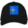 Gorra adulto con parche bandera Principado de Asturias