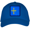 Gorra adulto con parche bandera Principado de Asturias