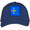 Gorra adulto con parche bandera Principado de Asturias